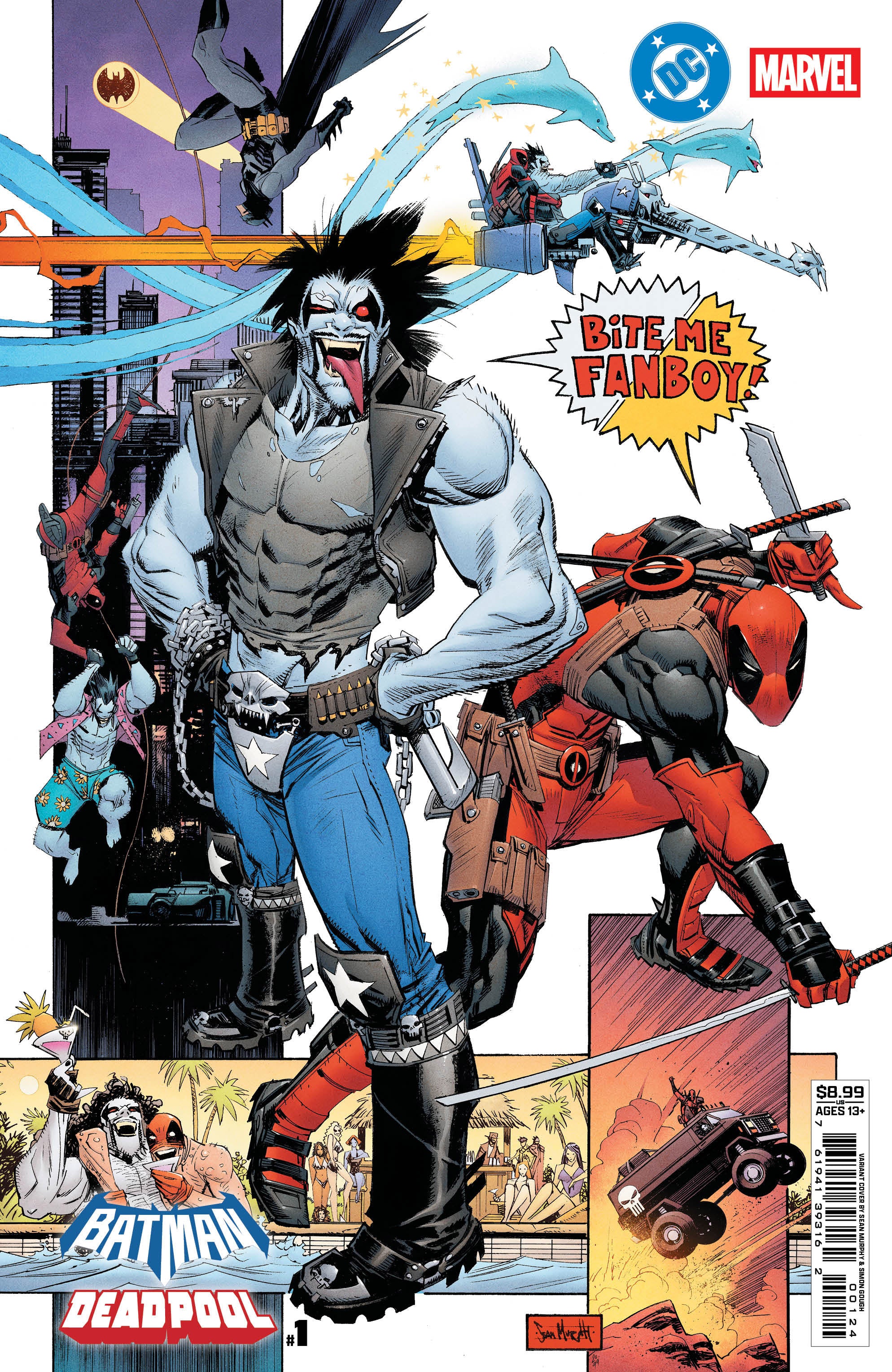 Dc Marvel Batman Deadpool #1 (One Shot) M Sean Gordon Murphy Lobo Dead
