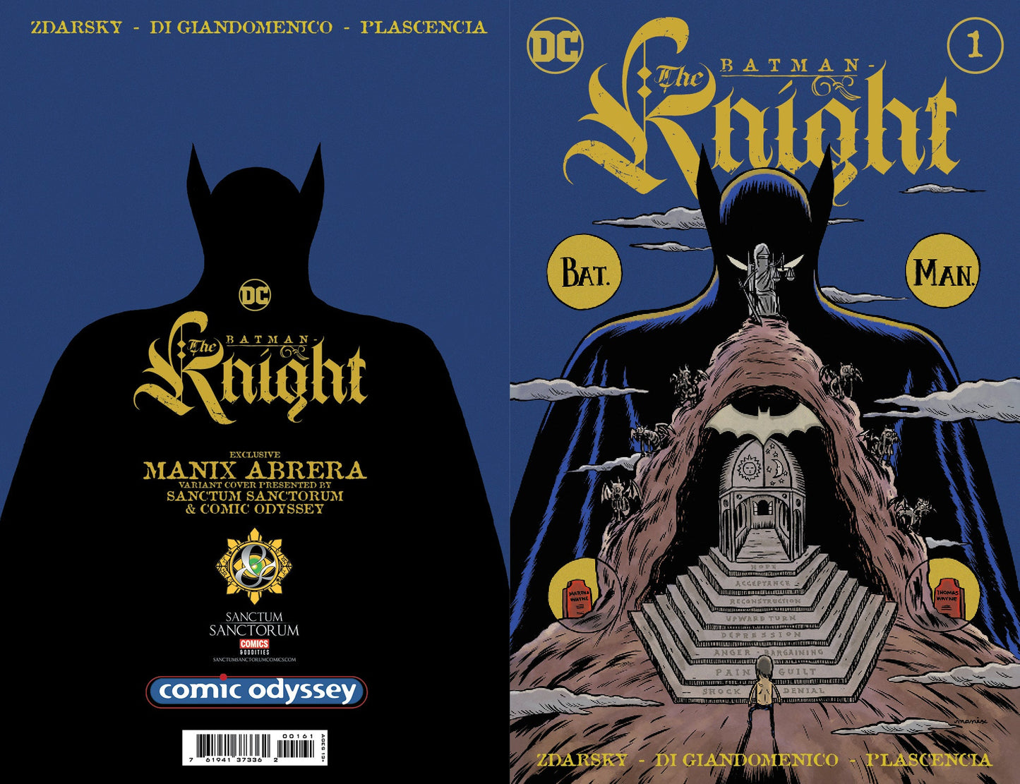 BATMAN THE KNIGHT #1 SSCO CO MANIX ABRERA EXCLUSIVE VARIANT 2022