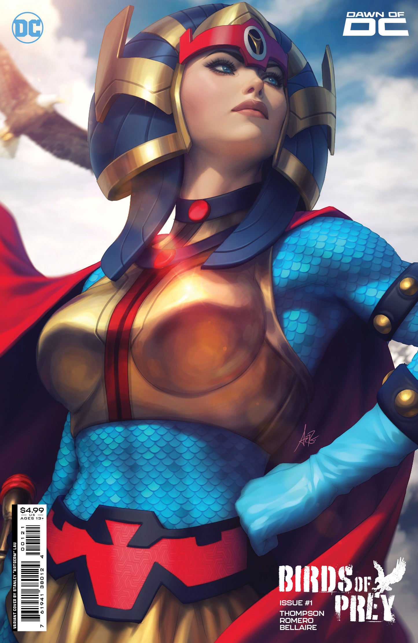 Birds Of Prey #1 B Stanley Artgerm Lau Variant (09/05/2023) Dc