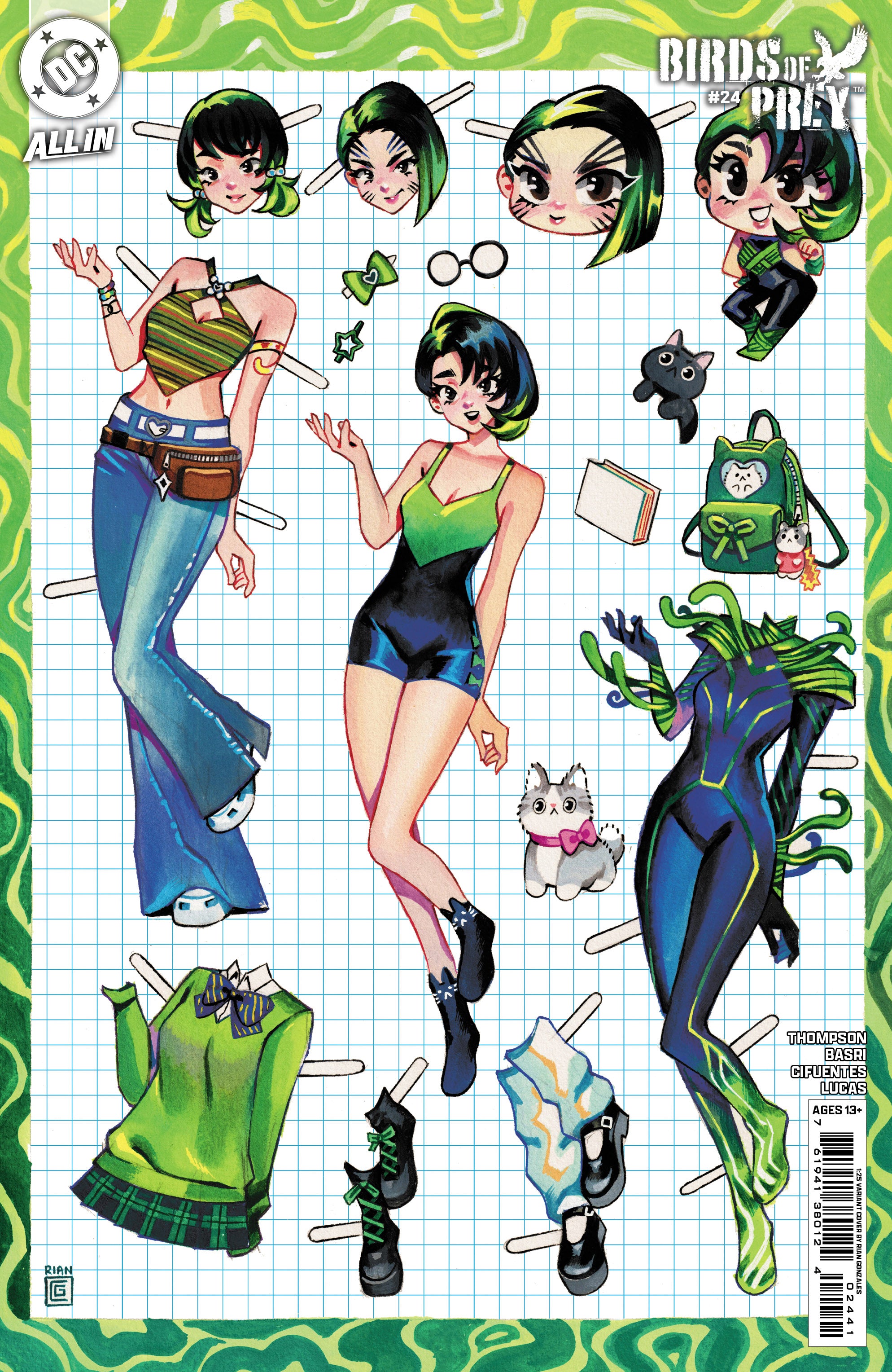 Birds Of Prey #24 E 1:25 Rian Gonzales Variant (08/06/2025) Dc