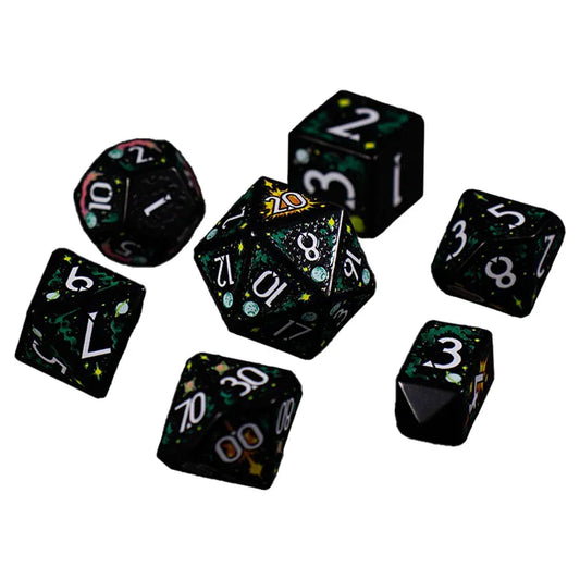 7 Piece Polyhedral Dice Set: Deep Space - Golden Apple Comics