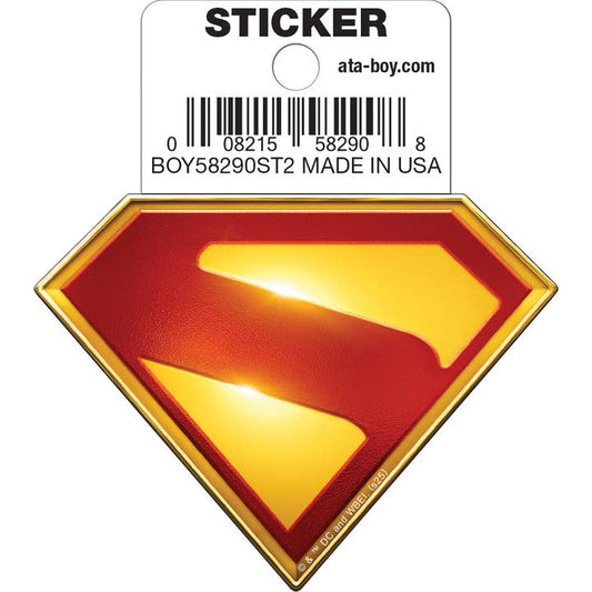 Superman 2025: Logo Die Cut Vinyl Sticker - 3"