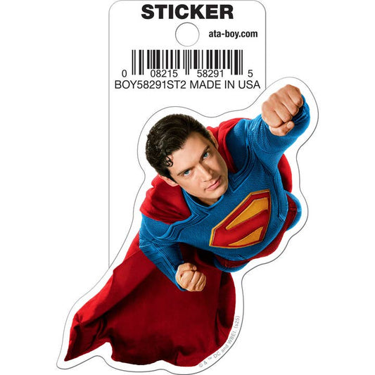 Superman 2025: Superman Flying Die Cut Vinyl Sticker - 3"