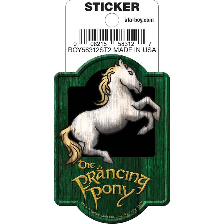 Lord of the Rings: The Prancing Pony Die Cut Vinyl Sticker - 3"