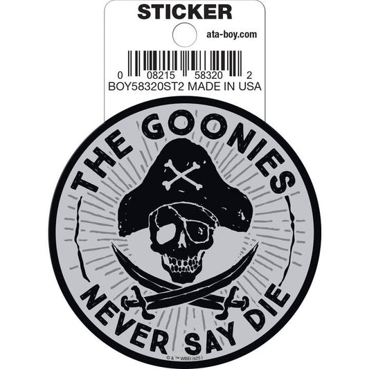 Goonies: Never Say Die Die Cut Vinyl Sticker - 3"