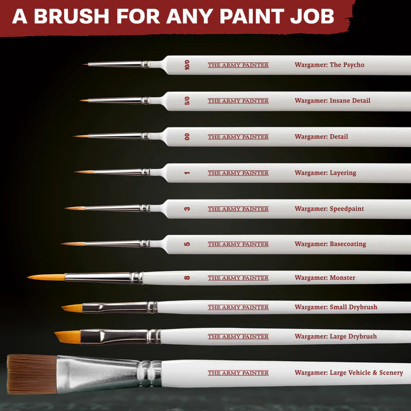 Army Painter Tools: Wargamer Brush - The Psycho 10/0 - Golden Apple Comics