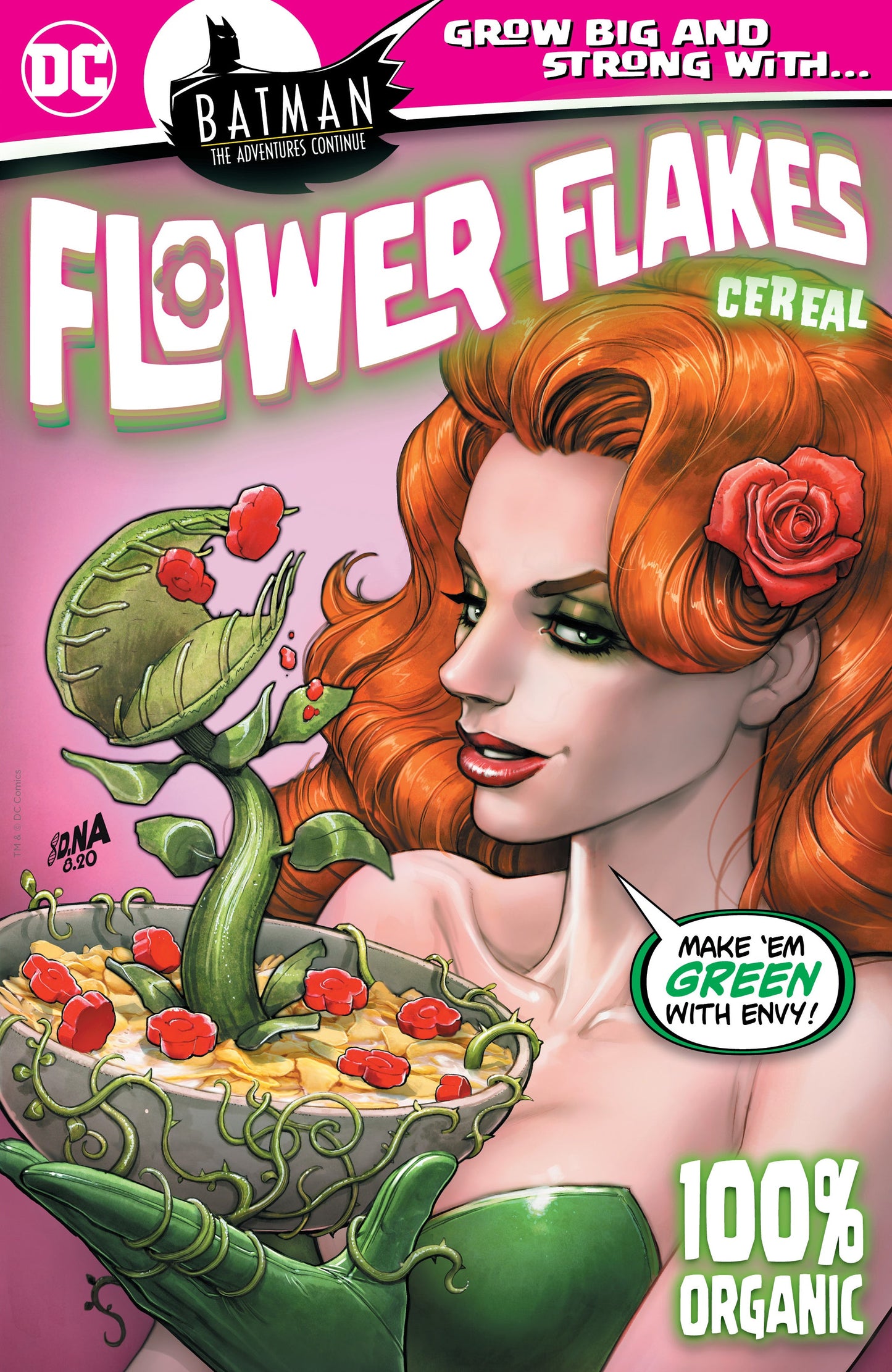 BATMAN THE ADVENTURES CONTINUE #5 SSCO POISON IVY CEREAL BOX DAVID NAKAYAMA VARIANT 2020