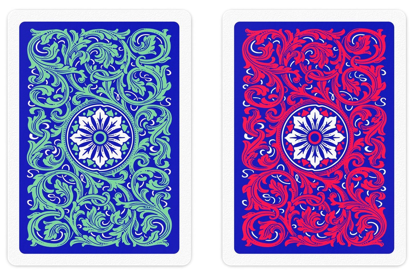 COPAG Playing Cards: Double Deck Set - Neoteric - Red/Green - Poker Size - Jumbo Index (2)