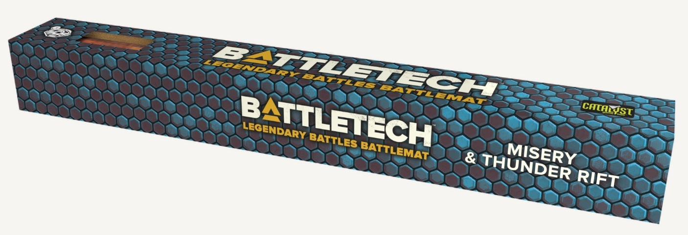 BattleTech: Battle Mat - Legendary Battles - Misery & Thunder Rift