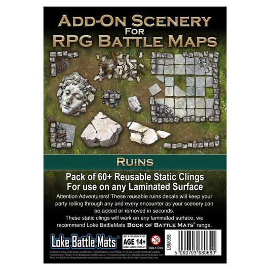 Battle Mats: Add On Scenery - Ruins
