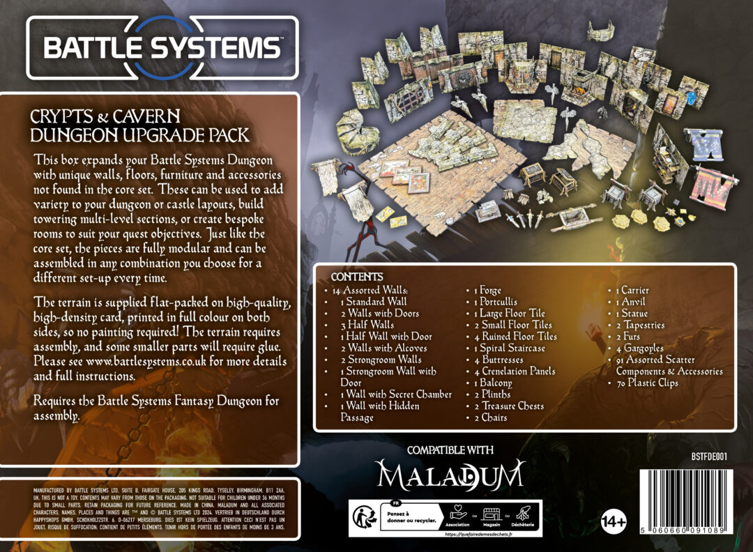 Battle Systems: Crypts and Caverns Dungeon Upgrade Pack