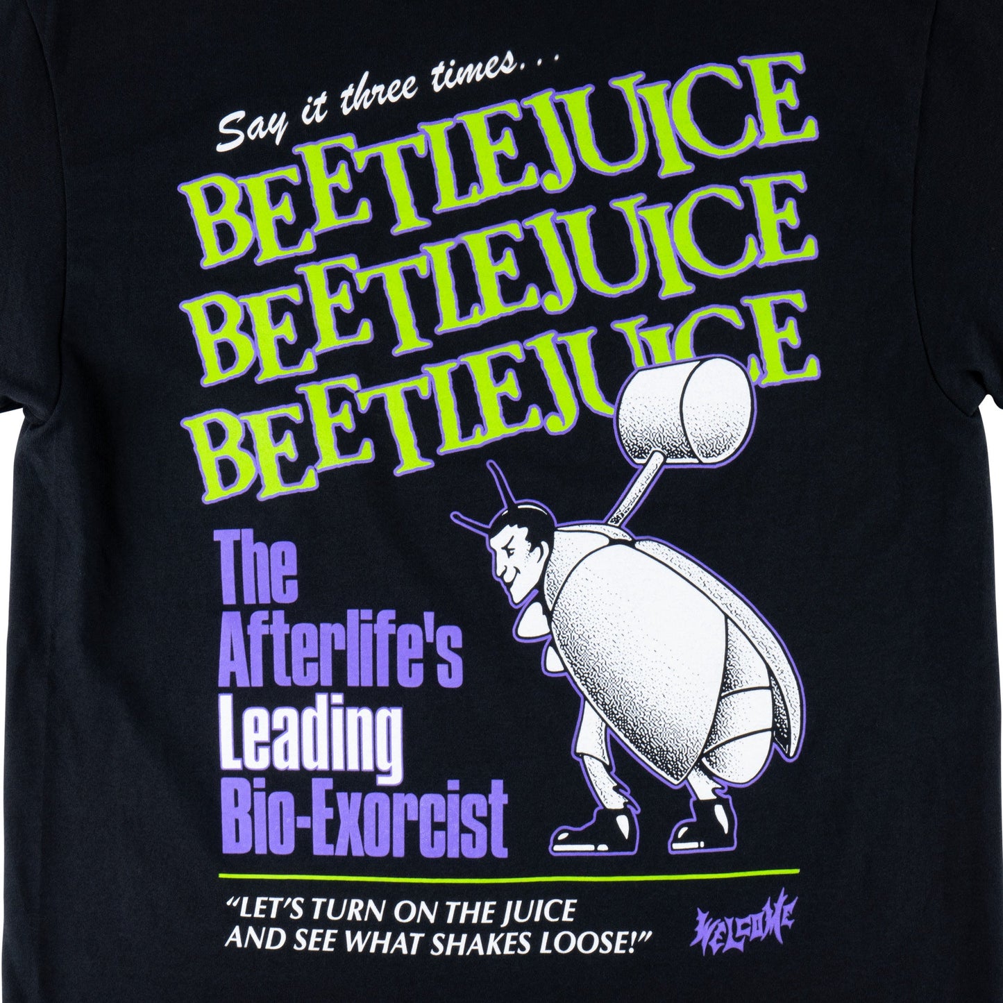 WELCOME x BEETLEJUICE BIO-EXORCIST T-SHIRT