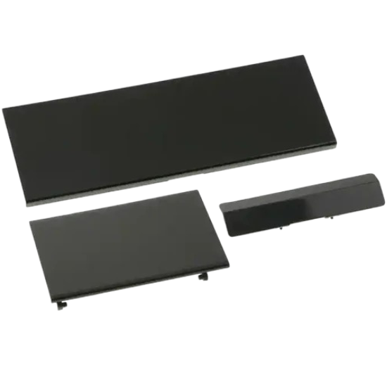 3 Piece Port Dust Covers Doors Compatible With Nintendo Wii (Black & White)