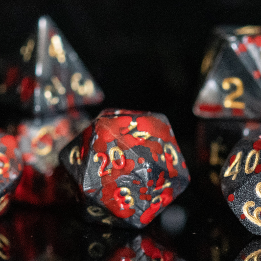 Blood and Iron Acrylic Dice Set