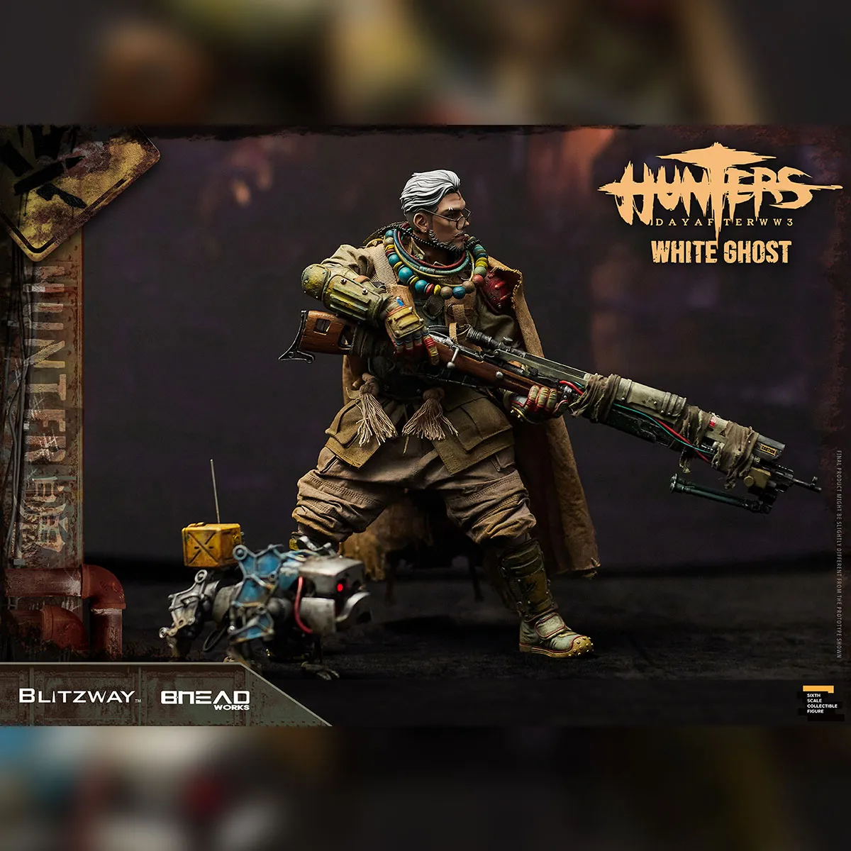 White Ghost Hunters: Day After WWIII Blitzway 1:6 Scale Figure