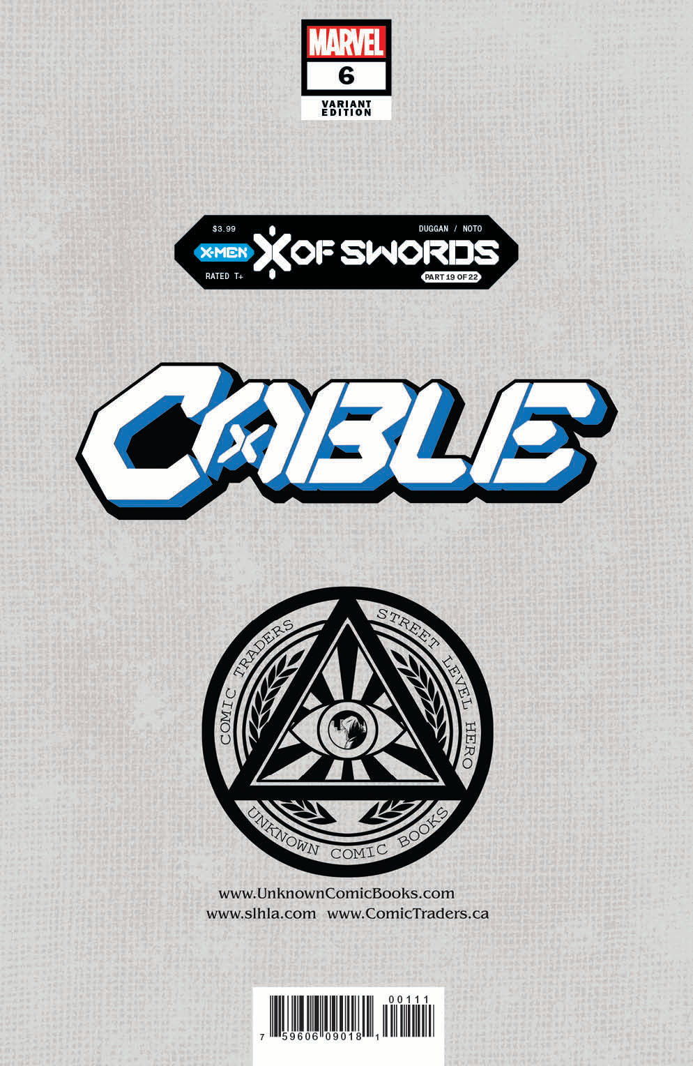 [Signed by Lawerence Bayne] Cable #6 Unknown Comics David Nakayama Exclusive Virgin Var Xos [IN STOCK]