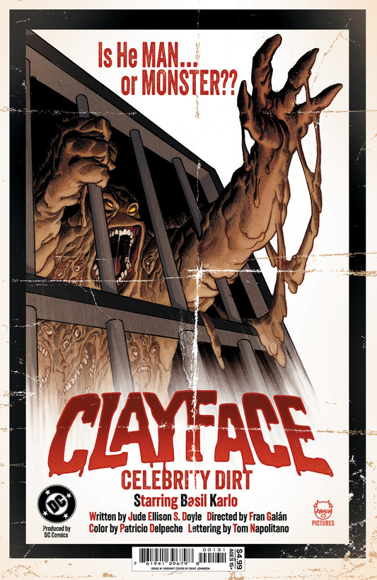 Clayface Celebrity Dirt #1 (Of 6) C Dave Johnson Variant (07/08/2026) Dc