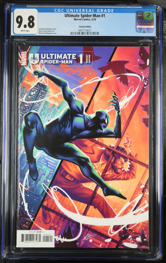 Ultimate Spider-Man #1 C Marvel 2024 CGC 9.8 Mateus Manhanini Variant