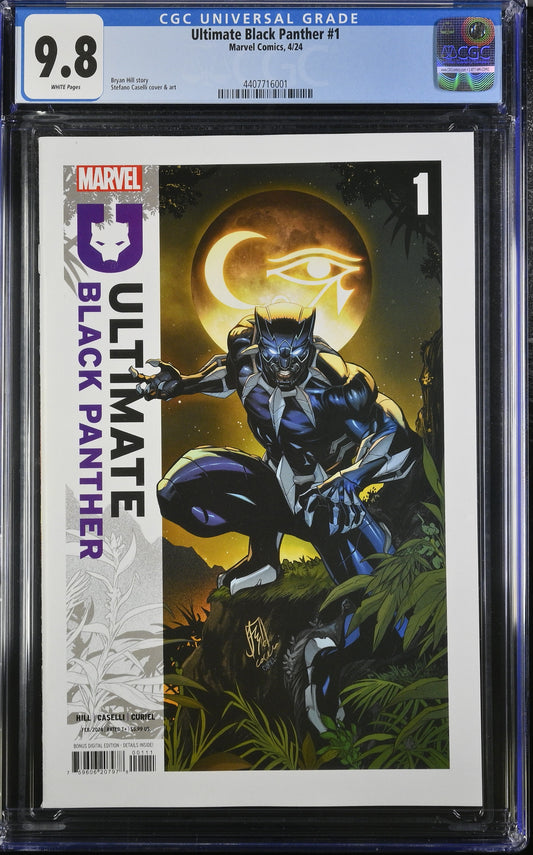 Ultimate Black Panther #1 A Marvel 2024 CGC 9.8 Stefano Caselli Bryan Hill