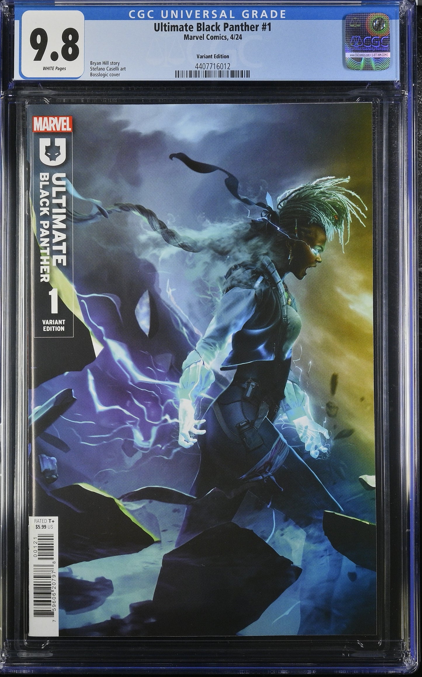 Ultimate Black Panther #1 B Marverl 2024 CGC 9.8 Bosslogic Variant