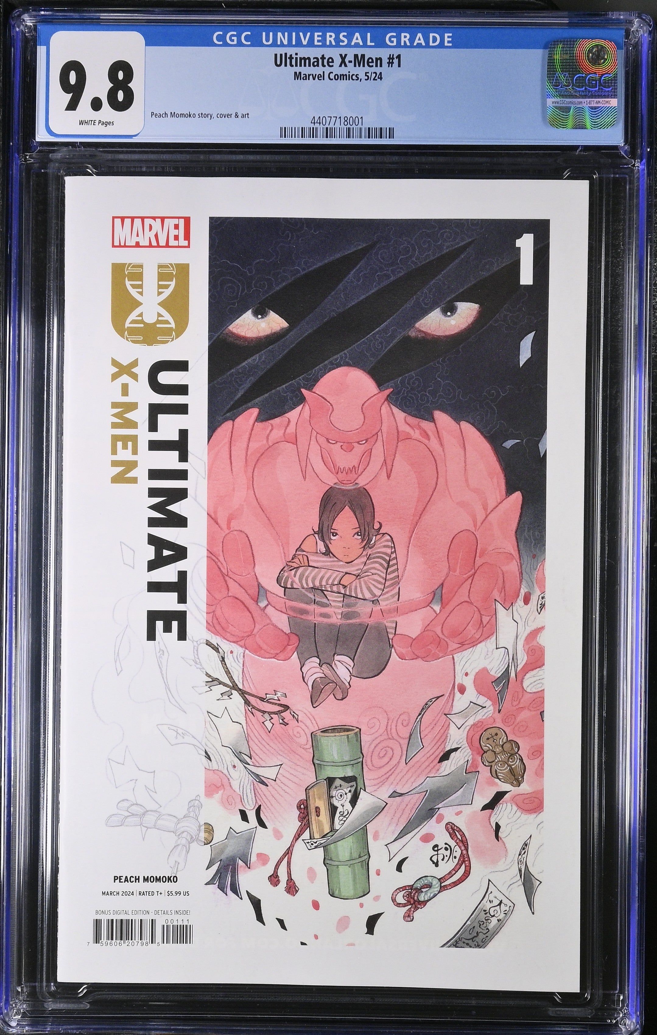 Ultimate X-Men #1 A Marvel 2024 CGC 9.8 Peach Momoko – Golden