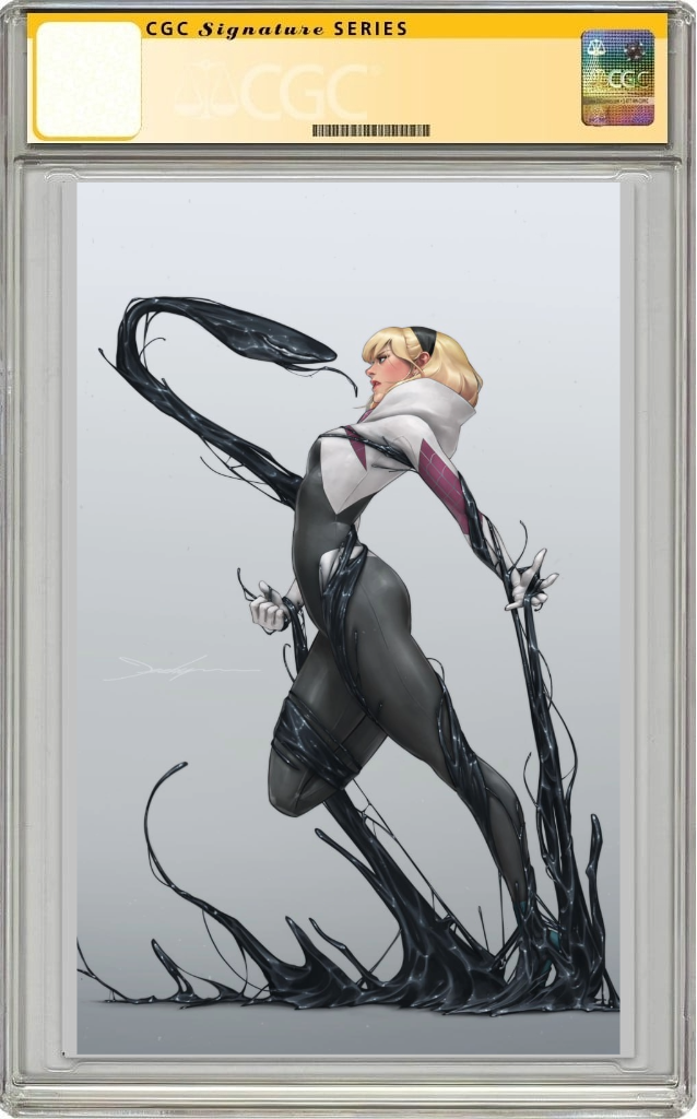 Spider-Gwen The Ghost-Spider #4 D 1:50 SIGNED Jeehyung Lee Virgin Variant (08/28/2024) Marvel CCG SS 9.8