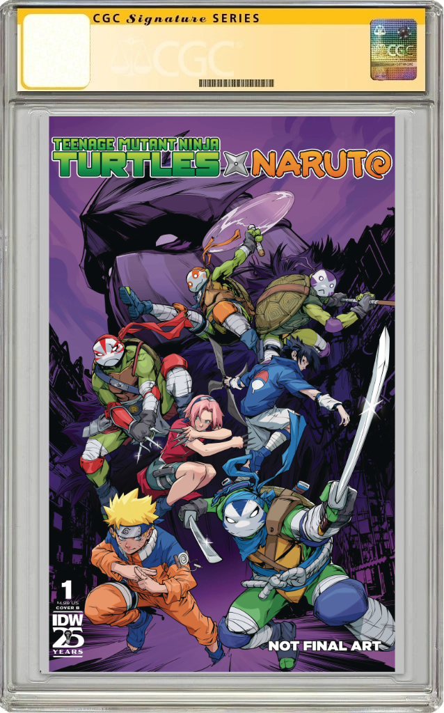 Teenage Mutant Ninja Turtles X Naruto #1 B Hendry Prasetya Variant SIGNED Caleb Goellner (11/20/2024) Idw