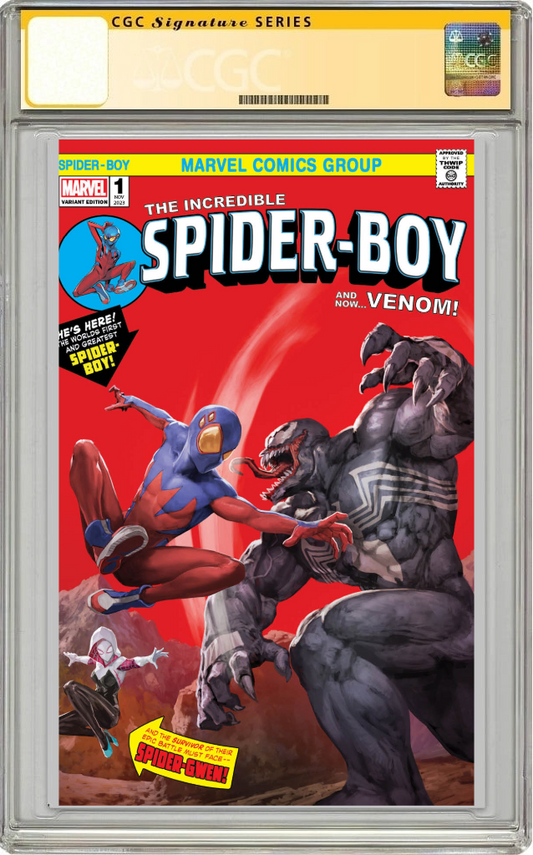 Spider-Boy #1 Marvel 2023 Skan Hulk 181 Trade CGC SS SIGNED Dan Slott