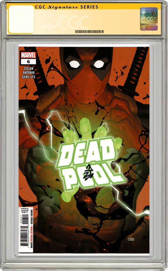 Deadpool #6 A Taurin Clarke SIGNED Cody Ziglar (09/18/2024) Marvel