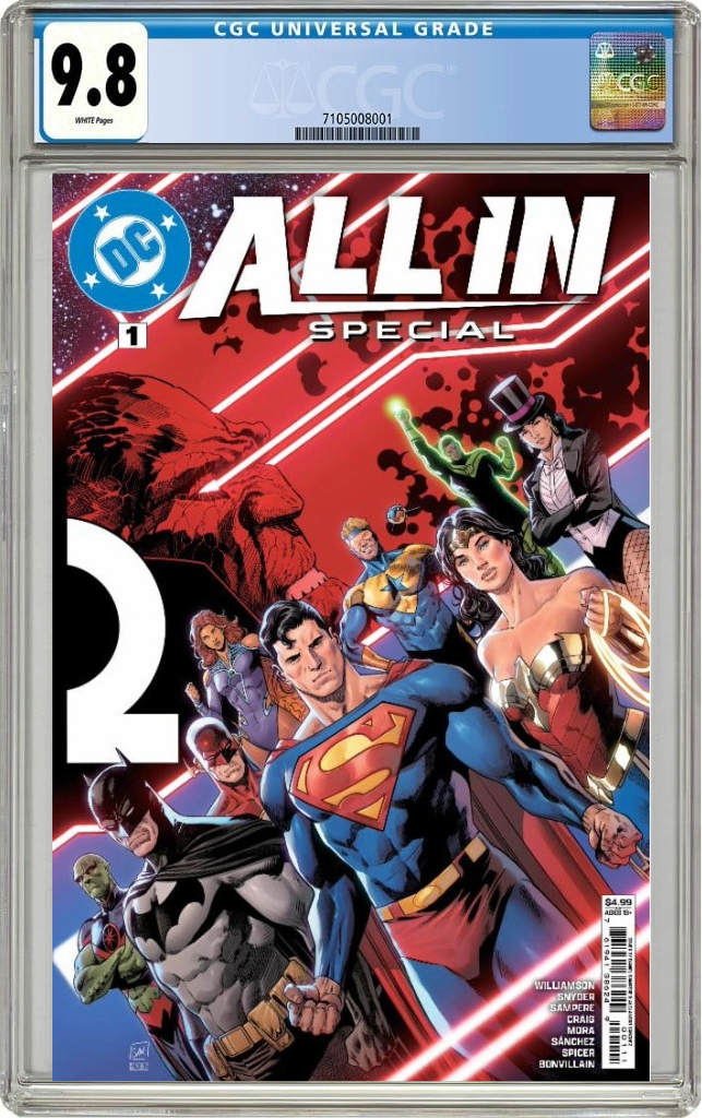 Dc All In Special #1 (One Shot) A Daniel Sampere Wraparound Scott Snyder (10/02/2024) Dc CGC 9.8