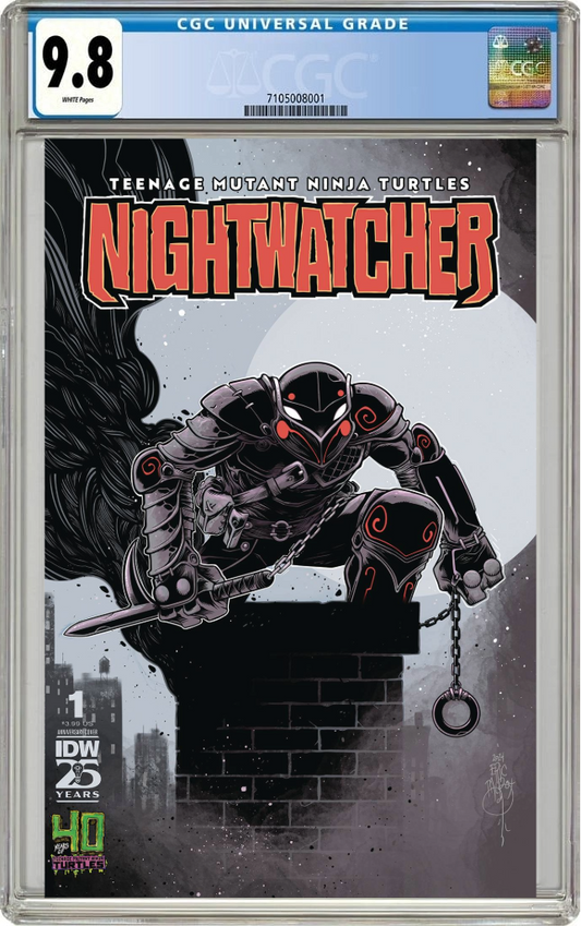 Teenage Mutant Ninja Turtles TMNT Nightwatcher #1 C 40Th Anniv Eric Talbot Variant (08/14/2024) IDW CGC 9.8