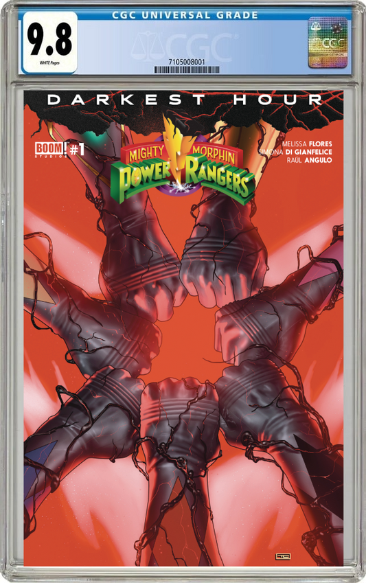 Mighty Morphin Power Rangers MMPR Darkest Hour #1 B Taurin Clarke Variant (07/31/2024) Boom CGC9.8