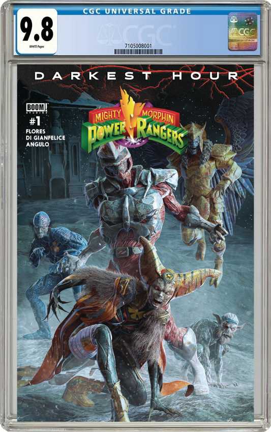 Mighty Morphin Power Rangers MMPR Darkest Hour #1 C Dark Grid Bjorn Barends Variant (07/31/2024) Boom CGC9.8