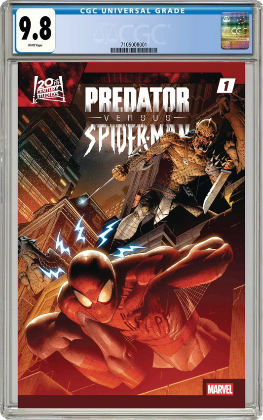 Predator Vs Spider-Man #1 A Paulo Siqueira Ben Percy (04/23/2025) Marvel CGC 9.8