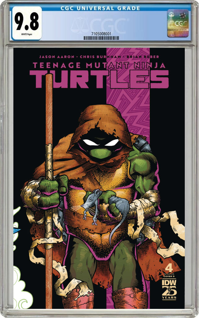 Teenage Mutant Ninja Turtles Tmnt 2024 #4 D J Gonzo Variant (11/27/2024) Idw CGC 9.8