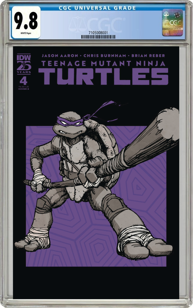 Teenage Mutant Ninja Turtles Tmnt 2024 #4 E Chris Burnham Variant (11/27/2024) Idw CGC 9.8