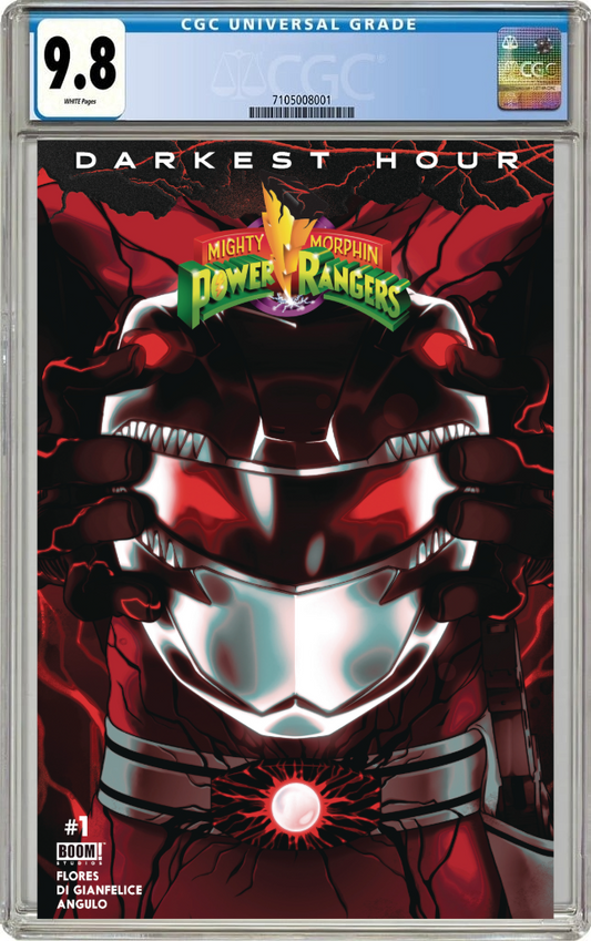 Mighty Morphin Power Rangers MMPR Darkest Hour #1 D Helmet Goni Montes Variant (07/31/2024) Boom CGC9.8