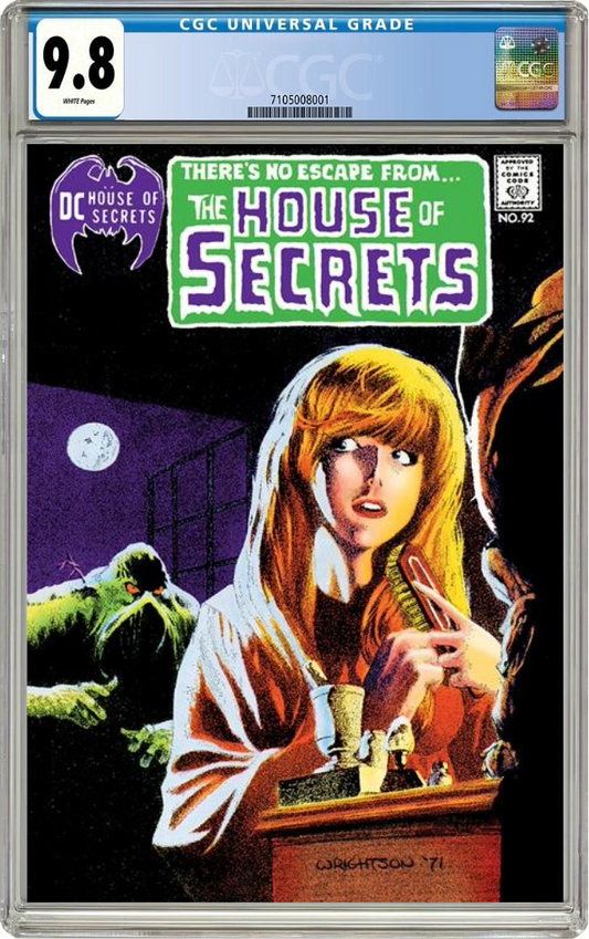 House Of Secrets #92 Facsimile Edition (2024) B Bernie Wrightson Foil Variant (08/14/2024) DC CGC 9.8