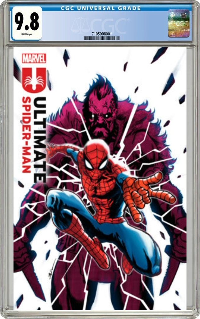 Ultimate Spider-Man #13 B Ben Su Ultimate One Year In Foil Variant (01/22/2025) Marvel CGC 9.8