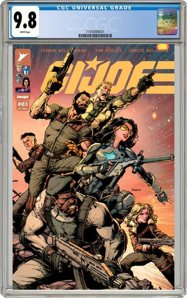 Gi Joe #3 B David Finch & Adriano Lucas Variant (01/15/2025) Image CGC 9.8