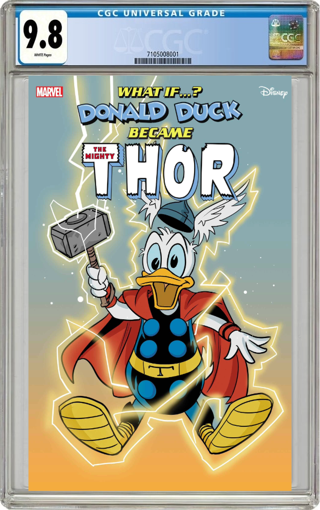 What If Donald Duck Became Thor #1 B Phil Noto Variant (09/04/2024) Marvel CGC 9.8