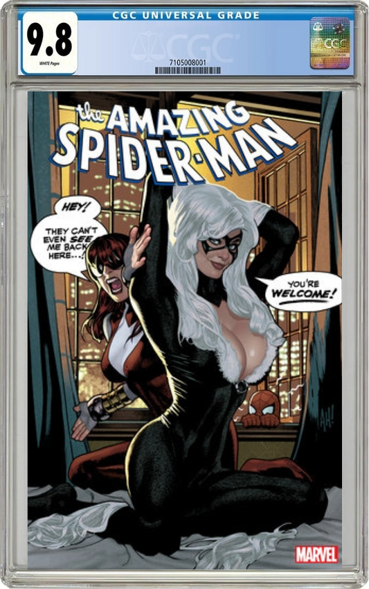 Amazing Spider-Man #60 B Adam Hughes Variant (10/30/2024) Marvel CGC 9.8