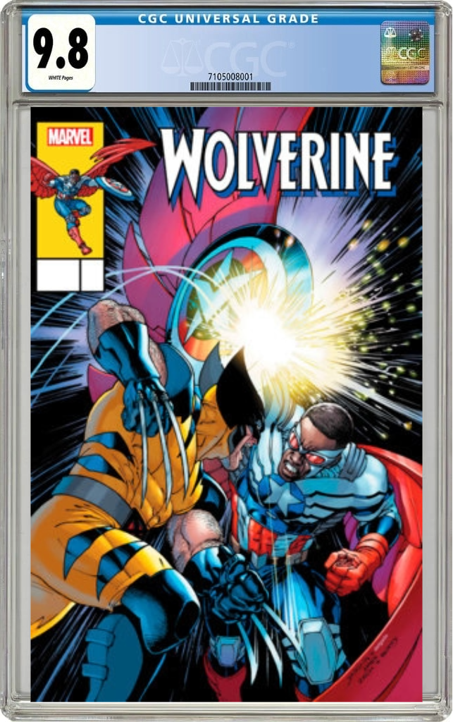 Wolverine #5 B David Yardin Captain America Sam Wilson Homage Variant (01/08/2025) Marvel CGC 9.8