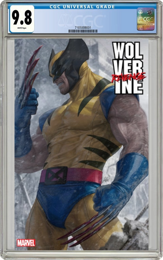 Wolverine Revenge #1 B (Of 5) Stanely Lau Artgerm Wolverine Variant (08/21/2024) Marvel CGC 9.8