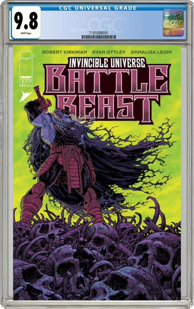 Invincible Universe Battle Beast #5 B Tony Moore Variant (09/17/2025) Image CGC 9.8 - Golden Apple Comics