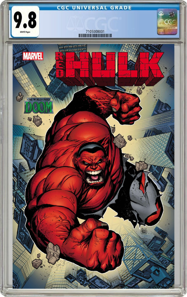 Red Hulk #1 B Adam Kubert Foil Variant (02/26/2025) Marvel CGC 9.8