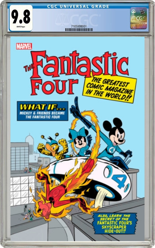 Fantastic Four #28 E Francesco D'ippolito Disney Homage Variant (01/22/2025) Marvel CGC 9.8