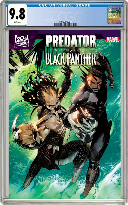 Predator Vs Black Panther #1 C (Of 4) Edwin Galmon Variant (08/21/2024) Marvel CGC 9.8