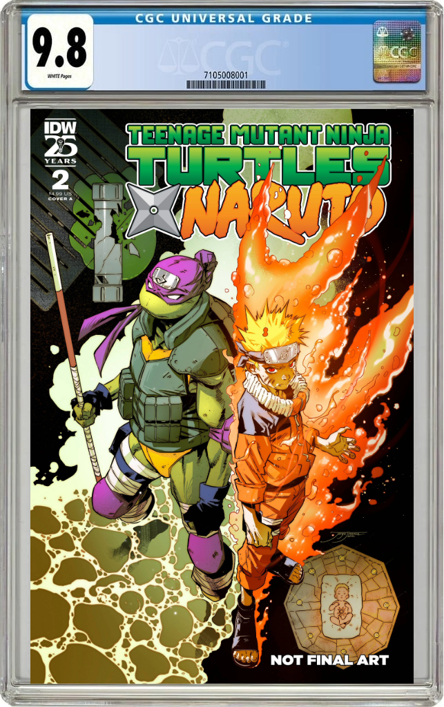 Teenage Mutant Ninja Turtles X Naruto #2 A Jorge Jimenez (01/15/2025) Idw CGC 9.8