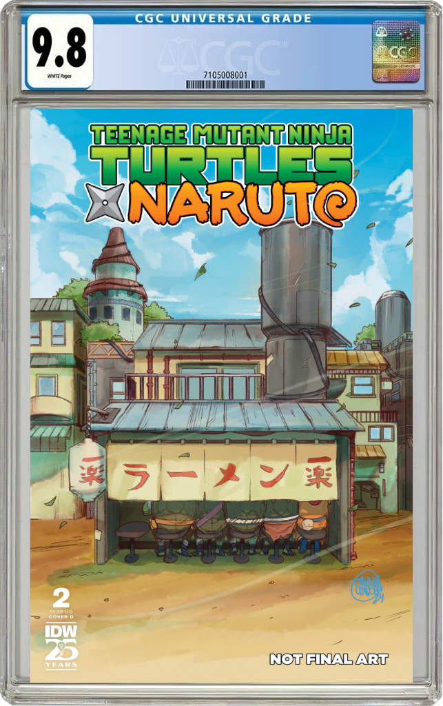 Teenage Mutant Ninja Turtles X Naruto #2 D Jahnoy Lindsay Variant (01/15/2025) Idw CGC 9.8